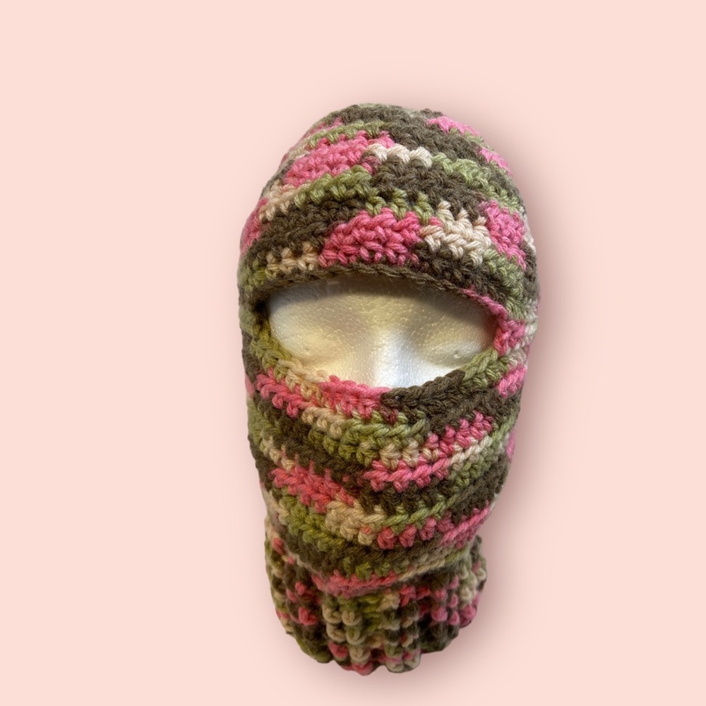 Crochet handmade ski mask